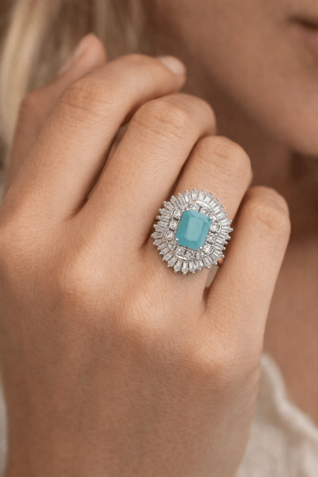 Ocean whisper ring - Adjustable - HYZORA