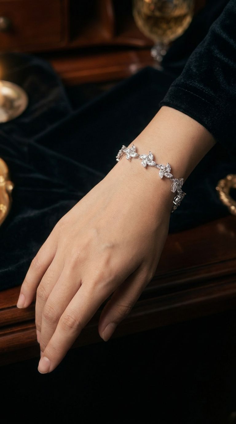 Eternal Flora Bracelet ( Silver ) - HYZORA