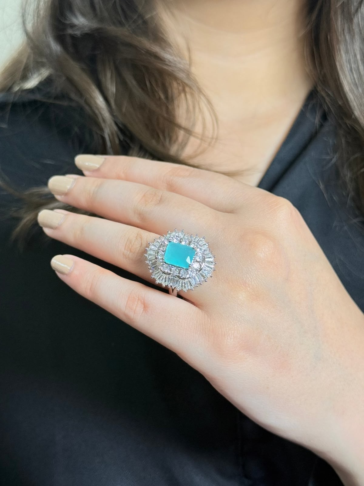 Ocean Whisper Ring - Adjustable