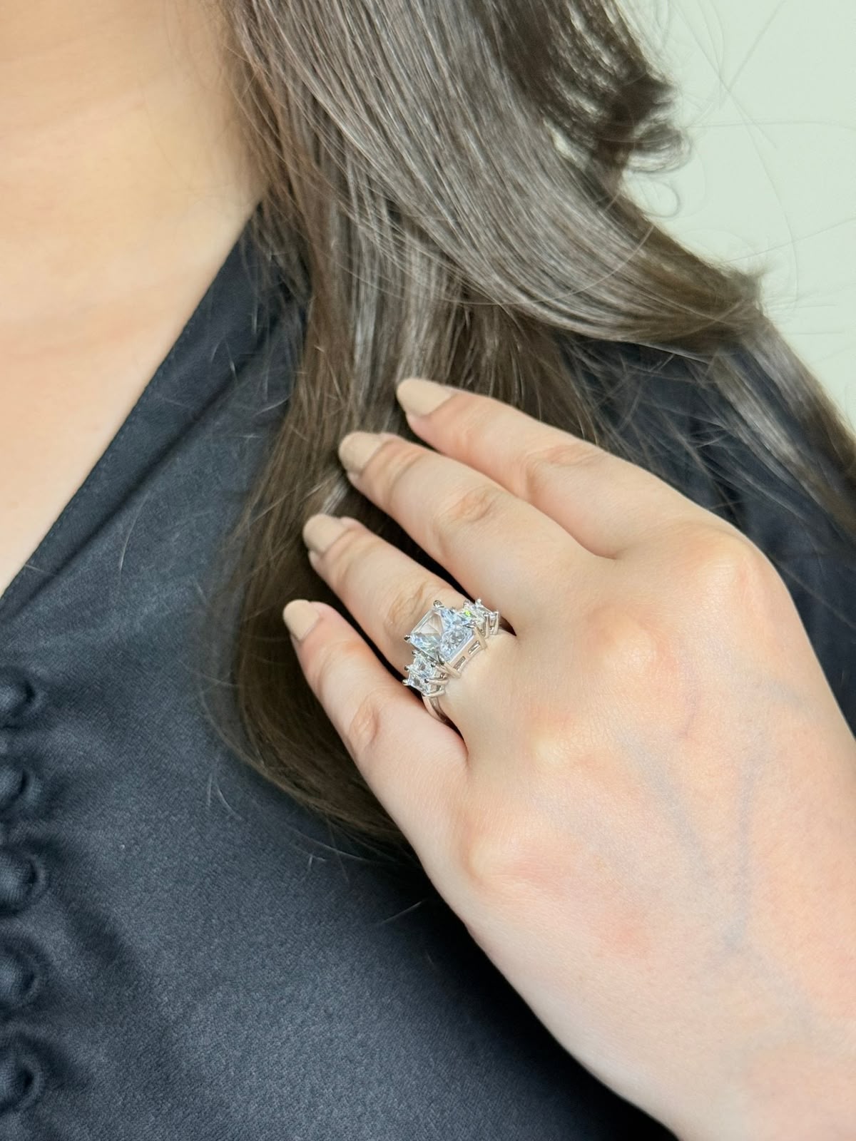 Crystal Crown Ring - Adjustable