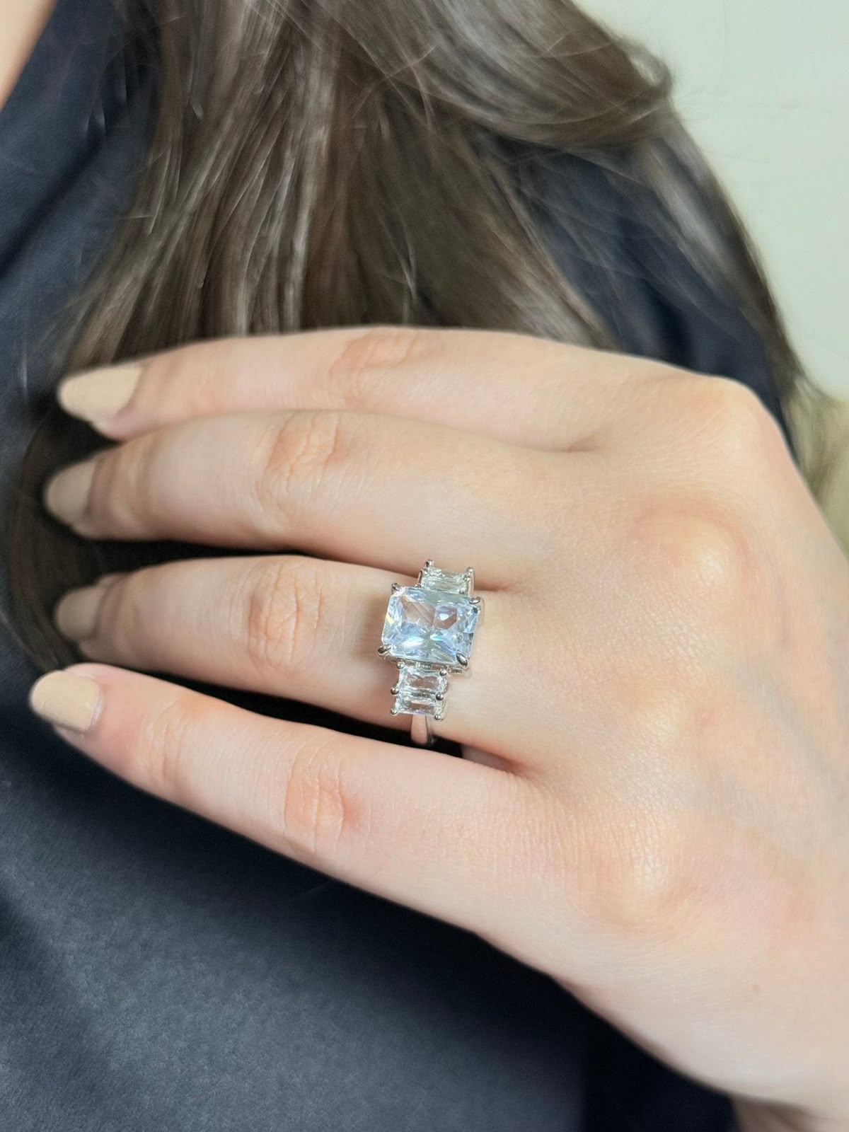 Crystal Crown Ring - Adjustable