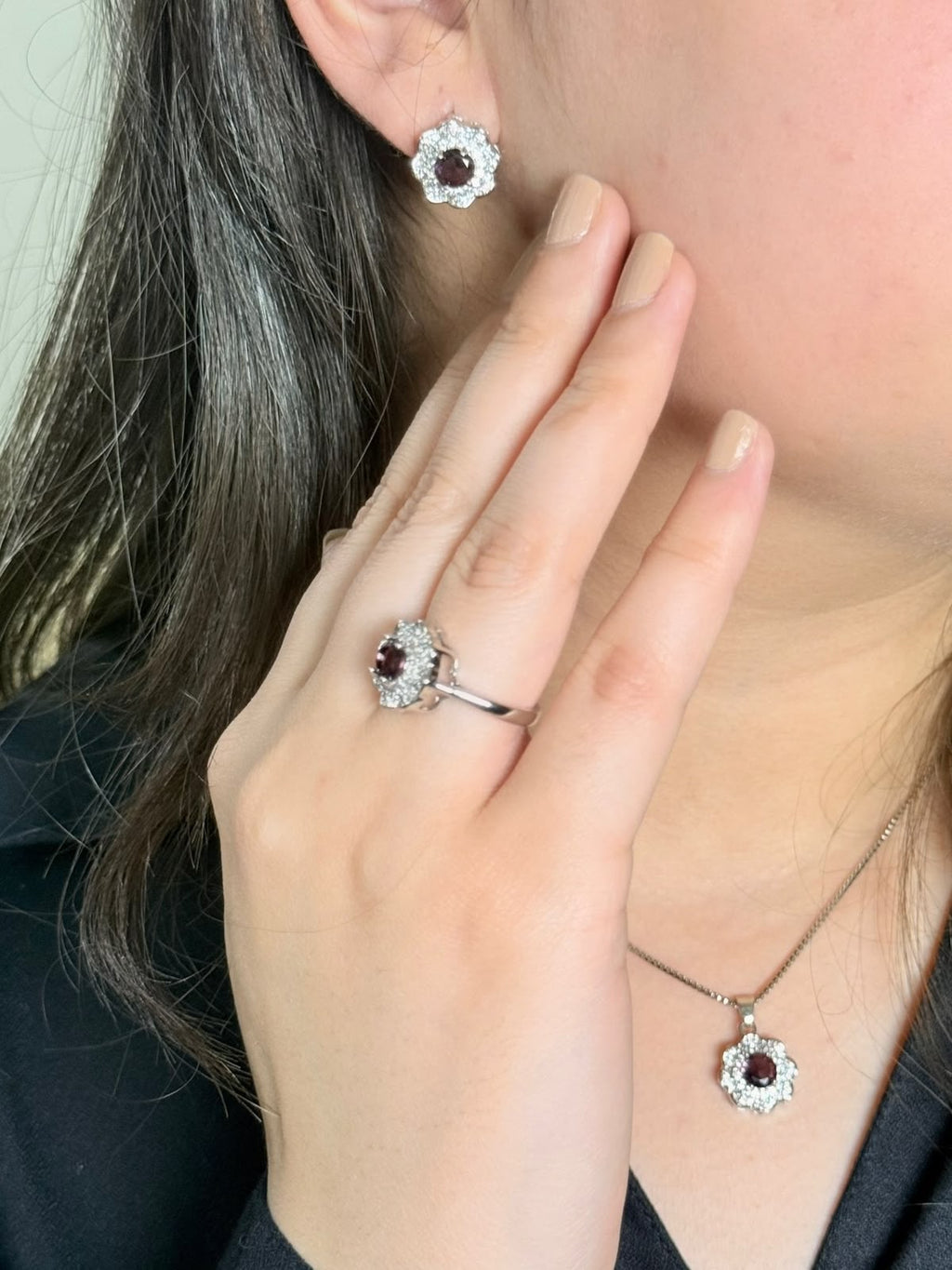 Majestic Violet Jewelry Set