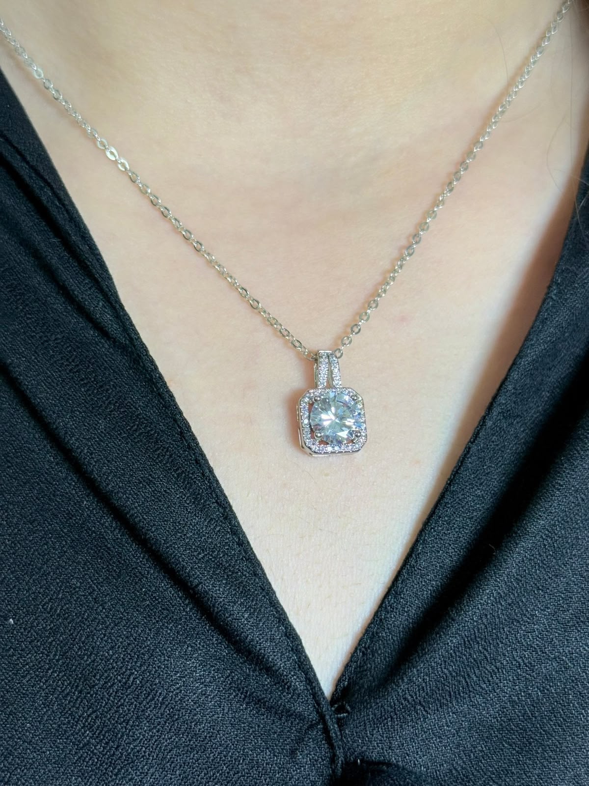 Celestial Crown Necklace (Silver)
