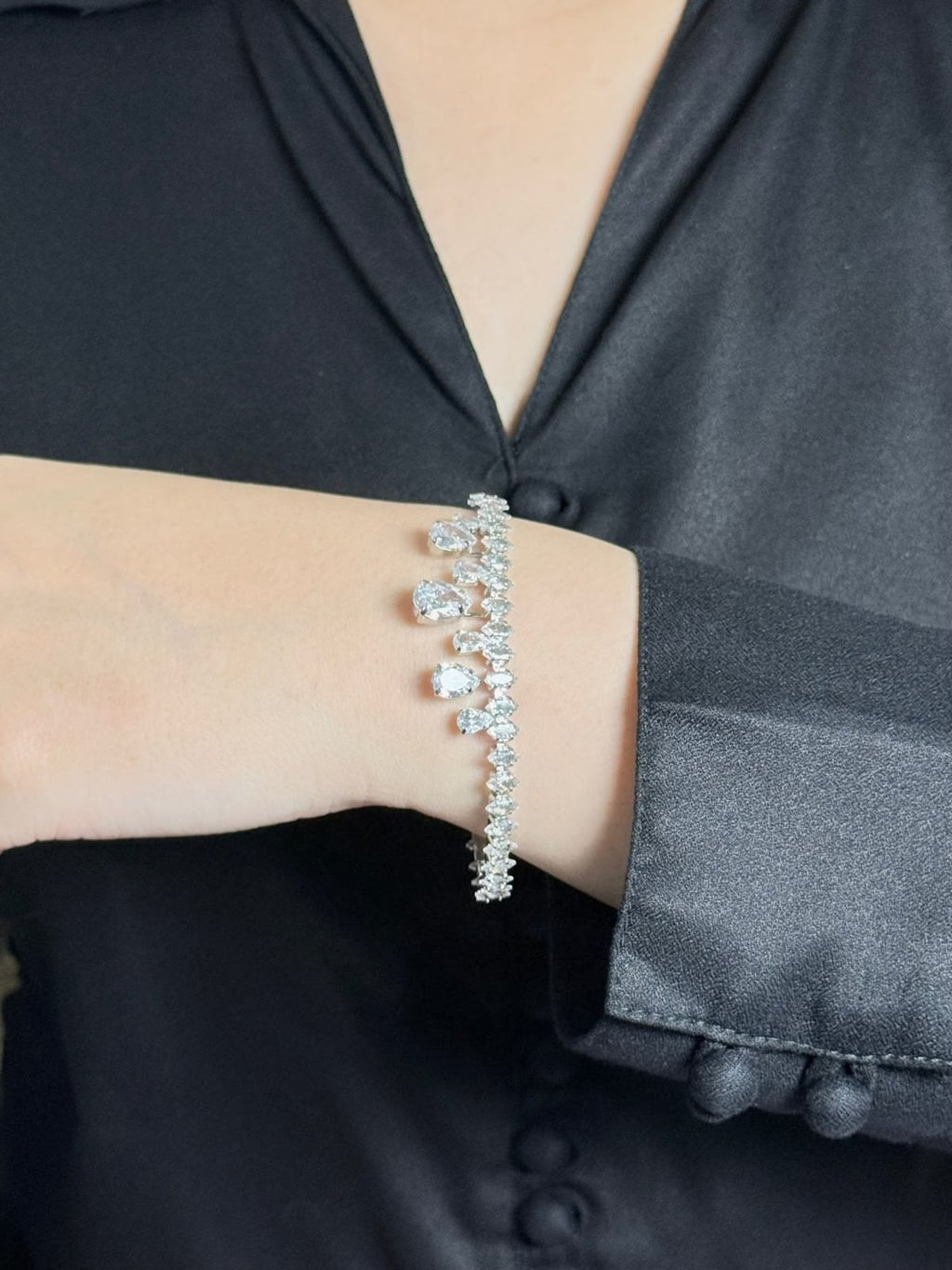 Crystal Veil Bracelet