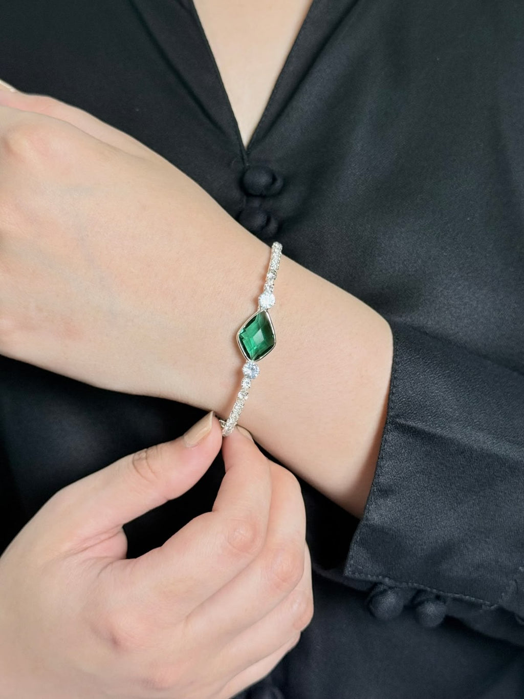 Celestial Emerald Bracelet