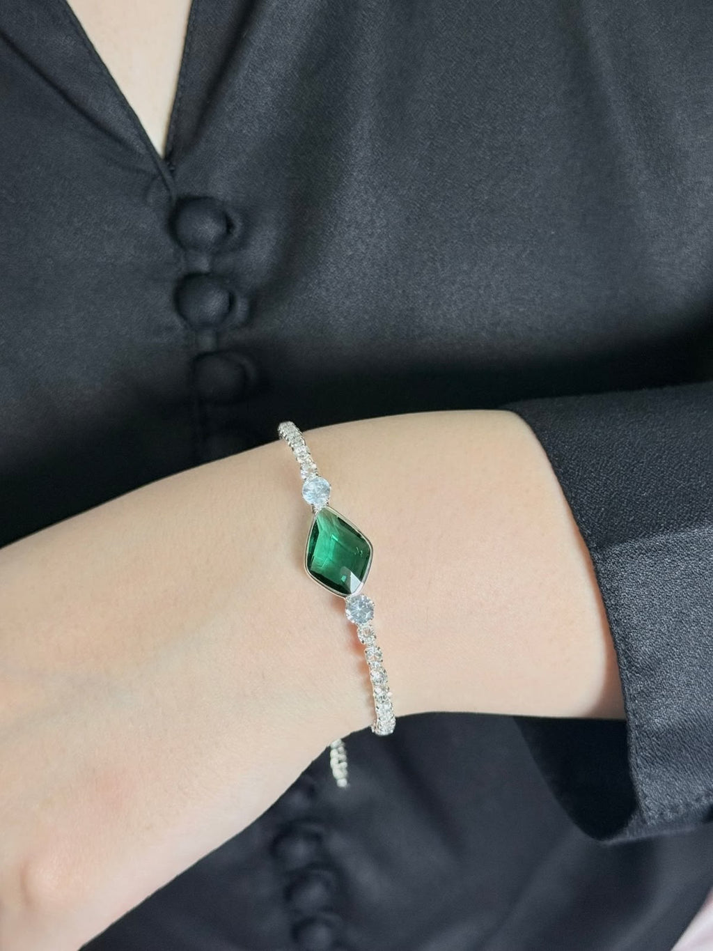 Celestial Emerald Bracelet