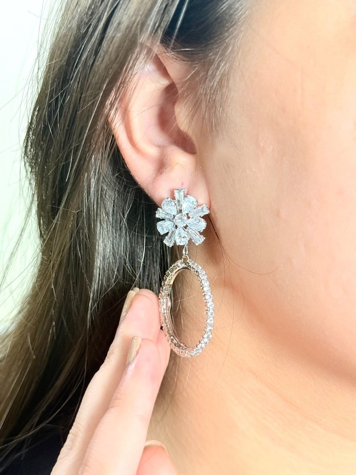 Twilight Ensemble Earrings ( Silver )