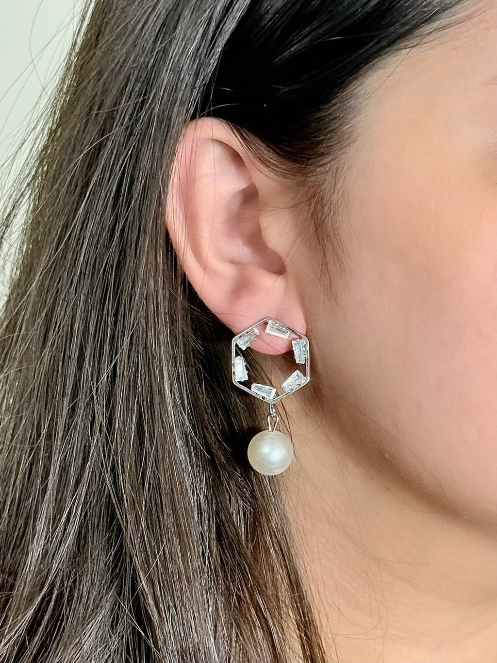 Cosmic Whisper Earrings ( Silver )