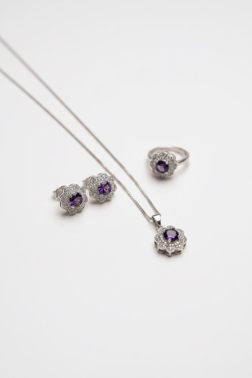 Majestic Violet Jewelry Set