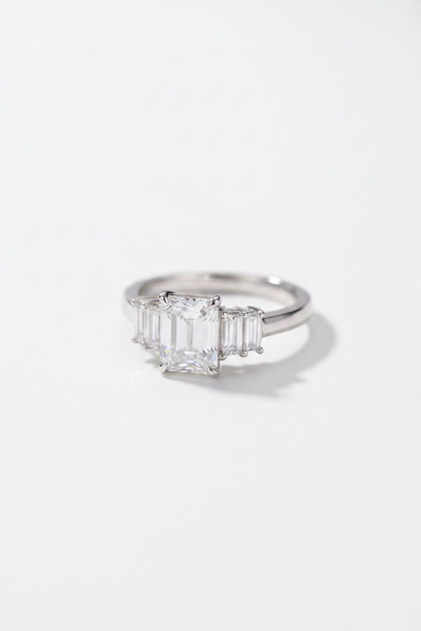 Crystal Crown Ring - Adjustable