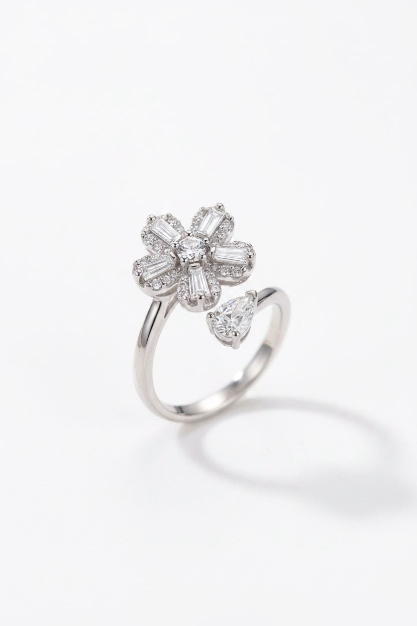 Petal Whisper Ring - Adjustable