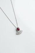 Ruby Flame Necklace