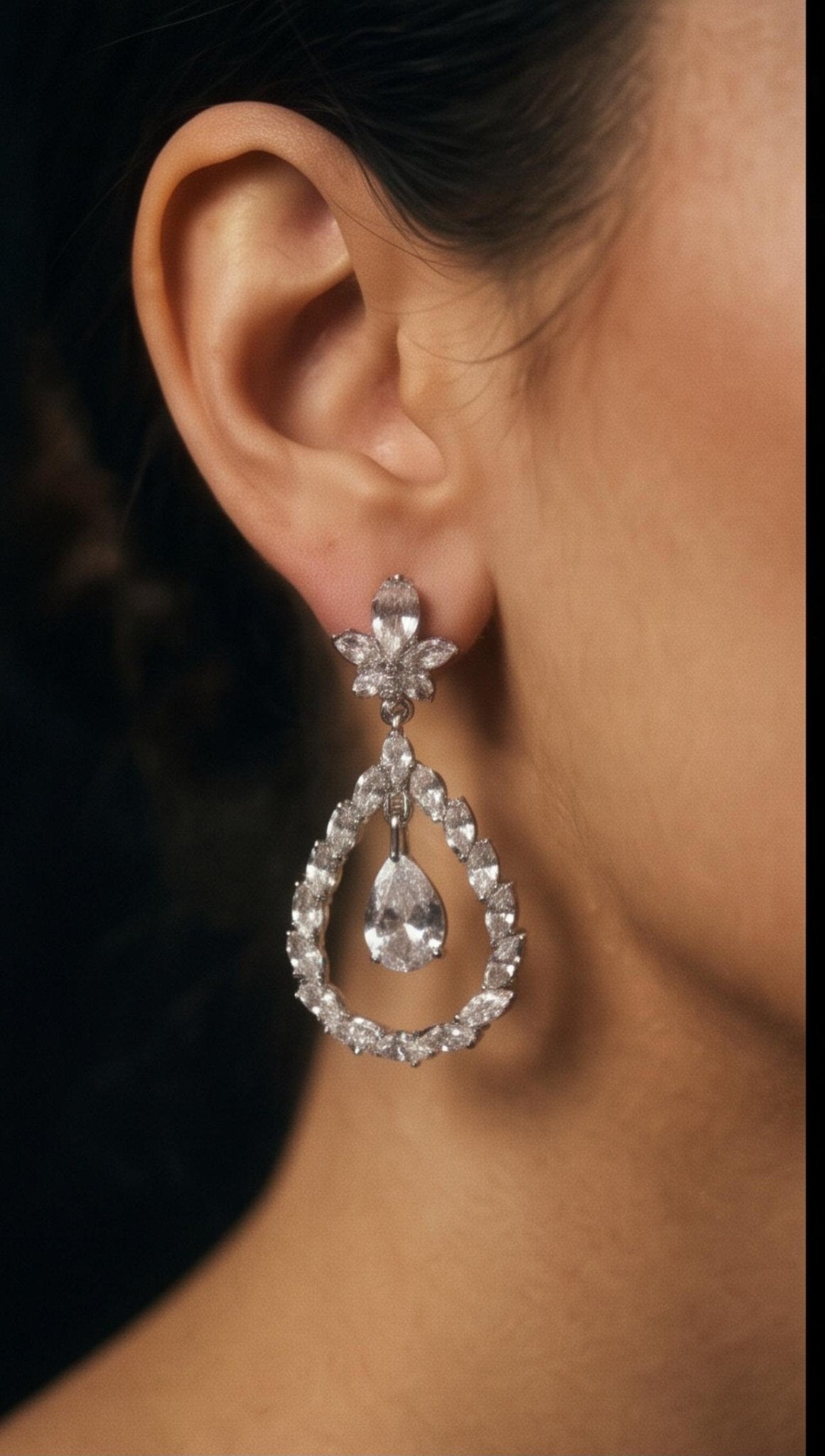 Crystal Reverie Earrings - HYZORA