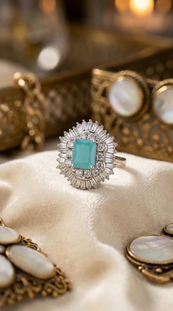 Ocean whisper ring - Adjustable - HYZORA