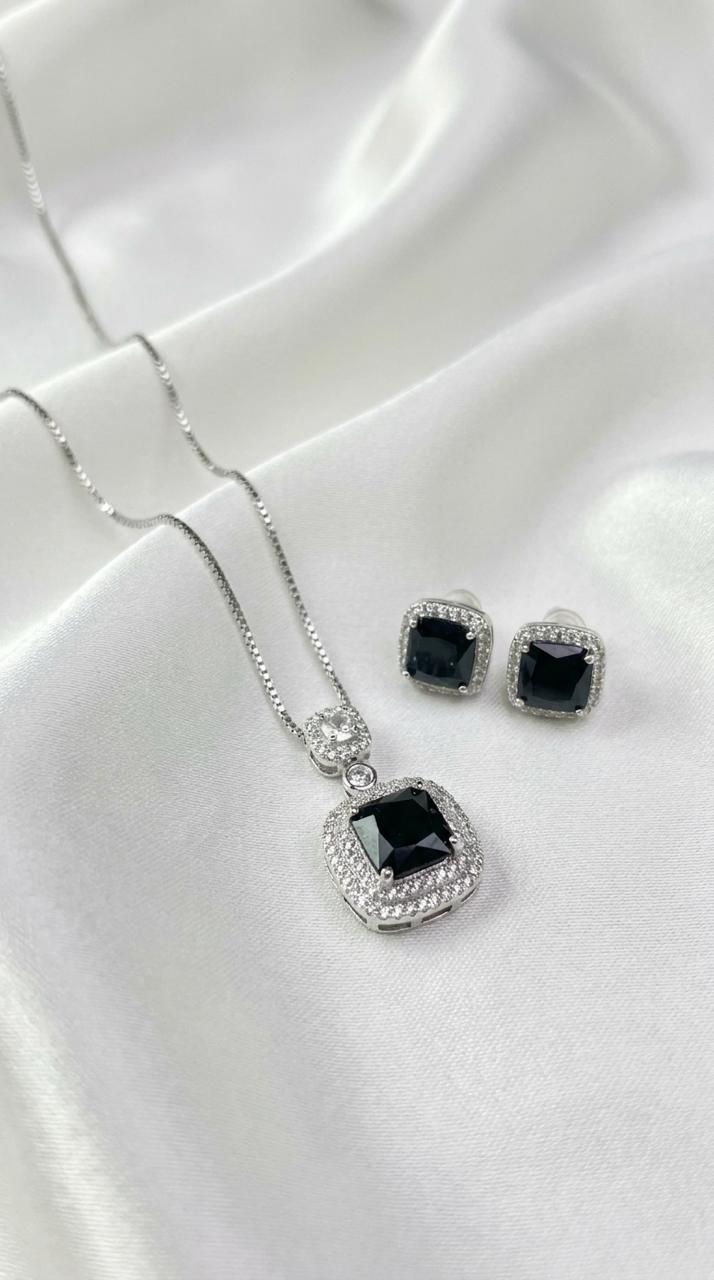 Twilight Crown Jewelry Set ( Silver ) - HYZORA